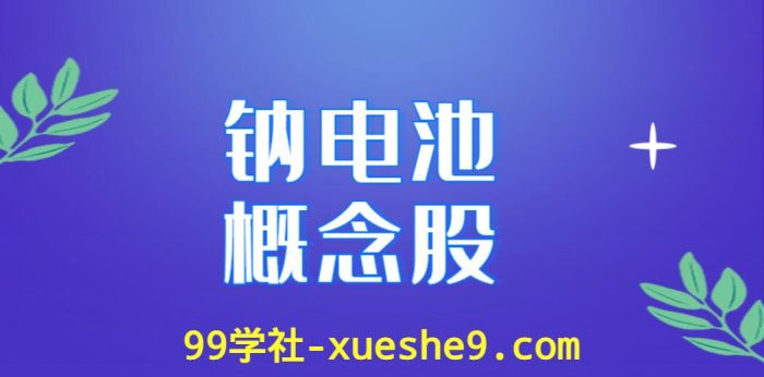 钠电池行业投资先知|涨幅排行榜和龙头股解析-玖儿的学习笔记