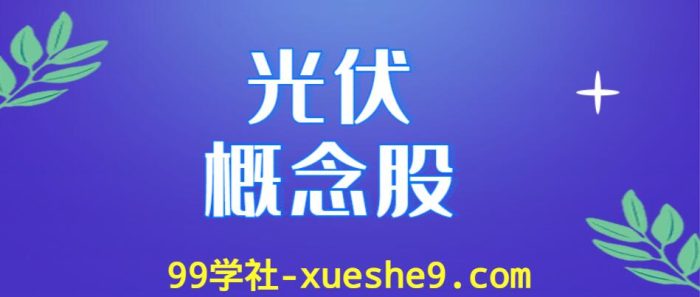 光伏行业龙头股排行榜,哪些光伏上市公司是涨幅领先的?-玖儿的学习笔记