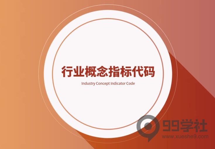超级简单！同花顺K线界面显示行业概念指标代码图解-玖儿的学习笔记