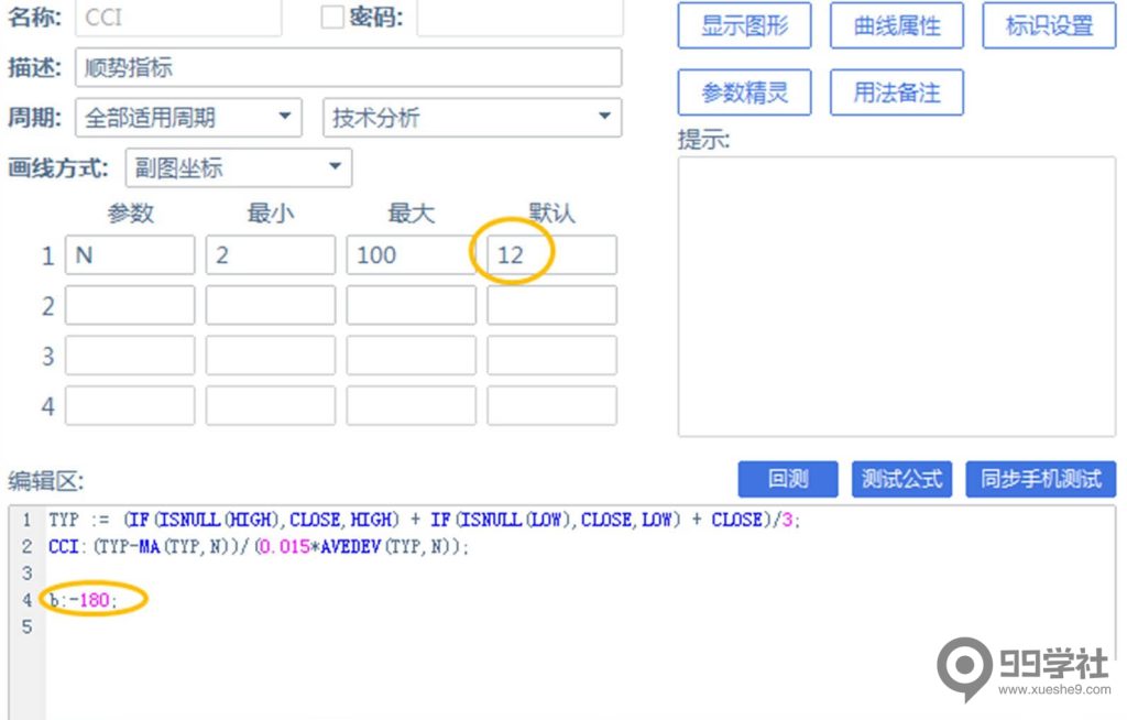 cci指标修改参数用法秘诀，用它做波段秒杀交易师-玖儿的学习笔记