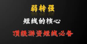 散户必看：游资大佬写的保姆级教程—个股弱转强附图解案例-玖儿的学习笔记