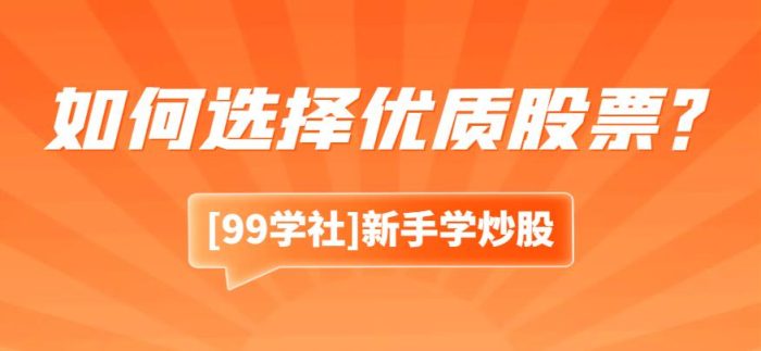 如何选择优质股票?关键指标揭秘,长期稳健投资!-玖儿的学习笔记