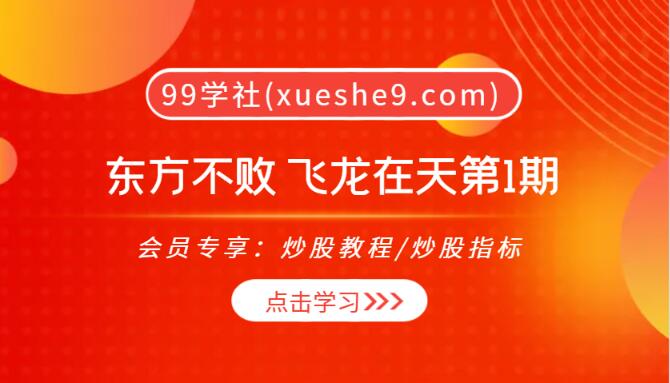 【0037】东方不败 飞龙在天第1期-指标安装教程与核心战法解读-玖儿的学习笔记