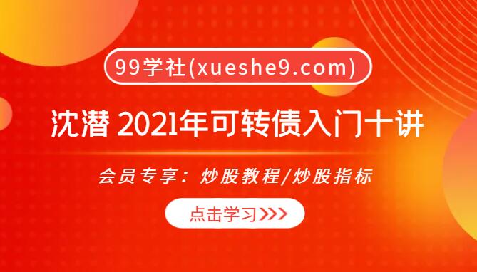 【0048】沈潜解读2021年可转债，基础知识、关键条款、风险分析全揭秘！-玖儿的学习笔记