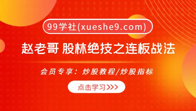 【0084】掌握赵老哥游资九大战法！股市连板战法及趋势策略终极解析！-玖儿的学习笔记