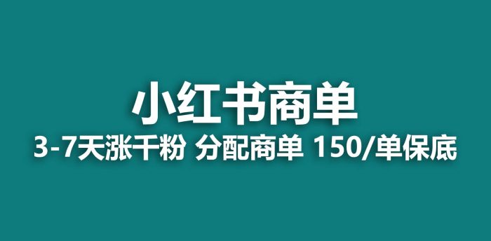 2023最强蓝海项目，小红书商单项目，没有之一-玖儿的学习笔记