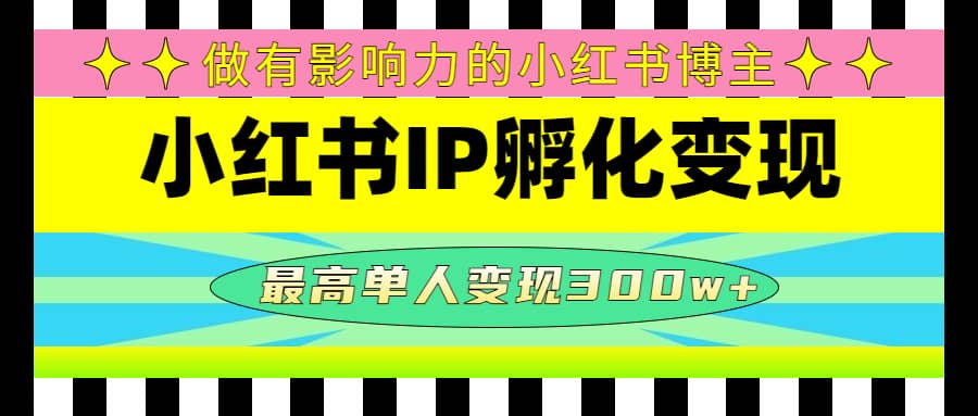 某收费培训-小红书IP孵化变现：做有影响力的小红书博主-玖儿的学习笔记