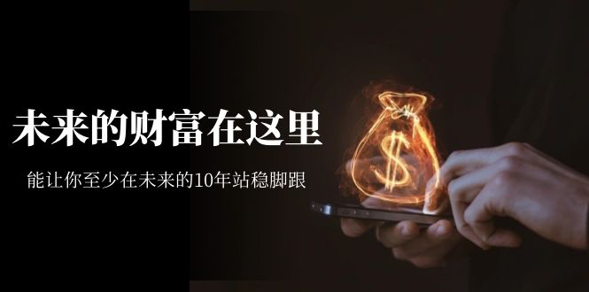 某收费文章《未来的财富在这里》能让你至少在未来的10年站稳脚跟-玖儿的学习笔记