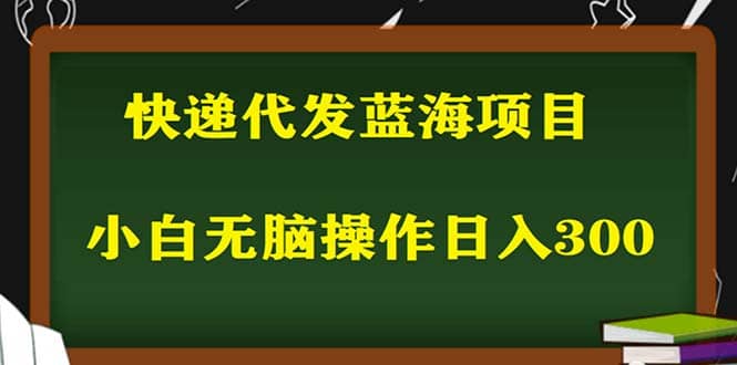 2023最新蓝海快递代发项目，小白零成本照抄-玖儿的学习笔记