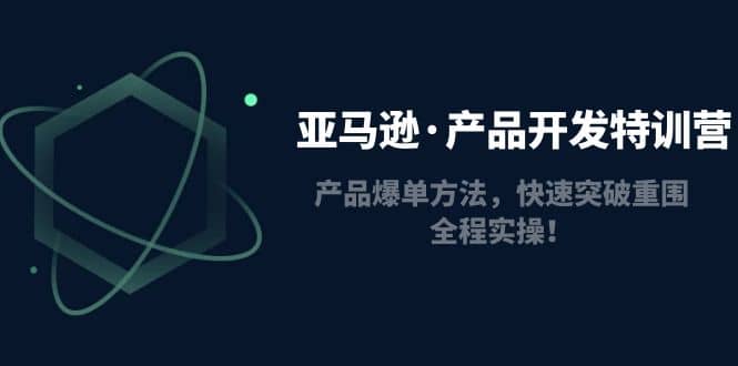 亚马逊·产品开发特训营：产品爆单方法，快速突破重围，全程实操-玖儿的学习笔记