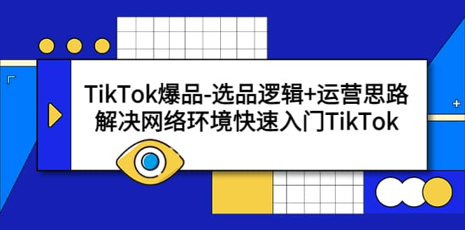 TikTok爆品-选品逻辑 运营思路：解决网络环境快速入门TikTok-玖儿的学习笔记