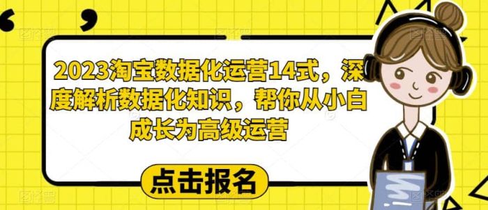 2023淘宝数据化-运营 14式，深度解析数据化知识，帮你从小白成长为高级运营-玖儿的学习笔记
