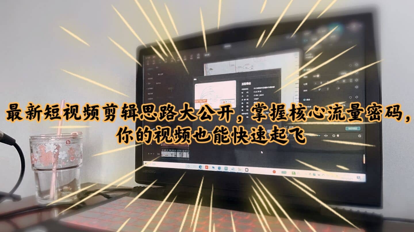 最新短视频剪辑思路大公开，掌握核心流量密码，你的视频也能快速起飞-玖儿的学习笔记