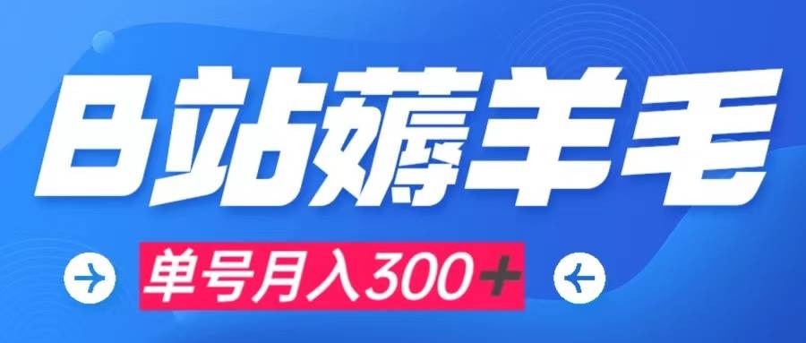 薅羊毛攻略揭秘：轻松在B站0门槛提现，每月300＋单号矩阵操作-玖儿的学习笔记