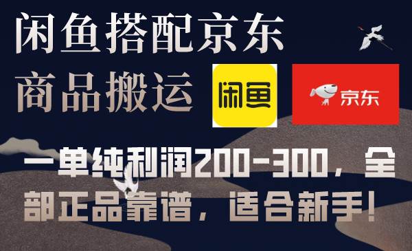 【闲鱼搭配京东备份库搬运】新手适合！单单利润200-300，全部正品靠谱！-玖儿的学习笔记