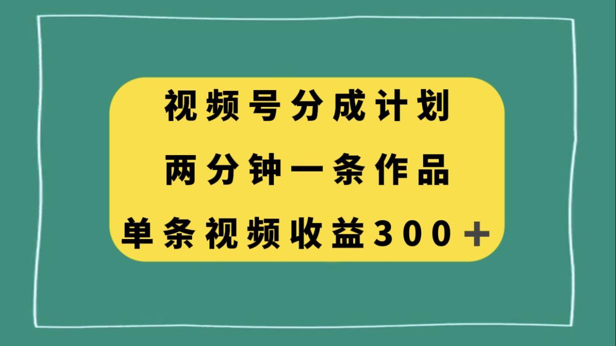 微信视频号新玩法：冷门领域轻松赚钱，单视频收益300，揭秘水果蔬菜变装秀背后的秘密！-玖儿的学习笔记