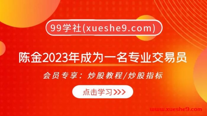 陈金2023:揭秘专业交易员秘技,洞悉市场先机,成就成功交易之道!-玖儿的学习笔记