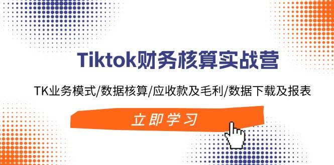 Tiktok财务核算实战营：TK业务模式/数据核算/应收款及毛利/数据下载及报表-玖儿的学习笔记