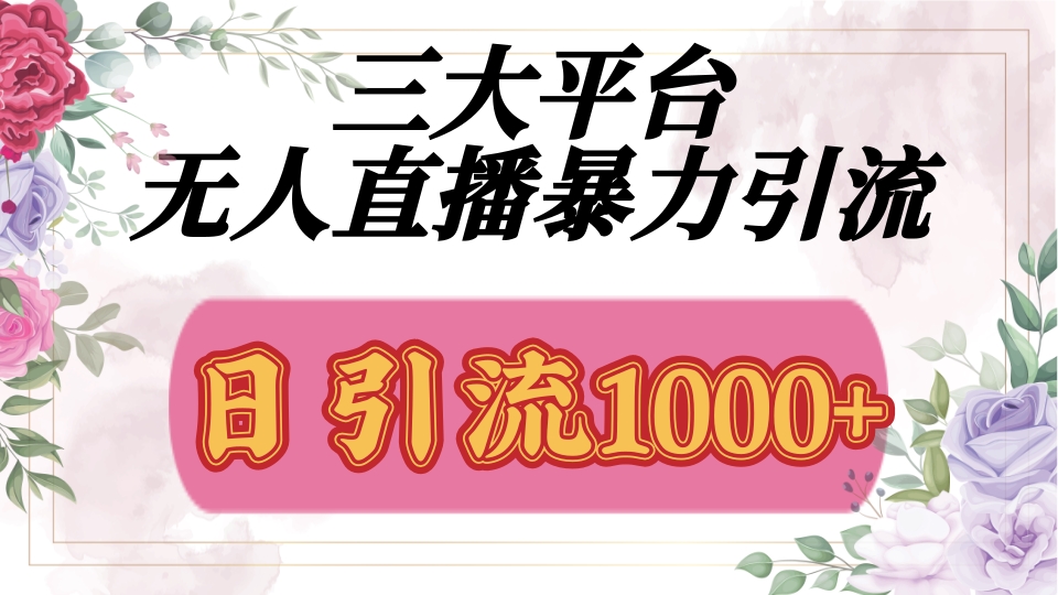 抖音，快手，视频号全平台通用，无人直播引流法，利用图片,模板,整套话术挂机全天支持矩阵操作，无限设备多开，超暴力引流，1000+高质量精准创业粉-玖儿的学习笔记