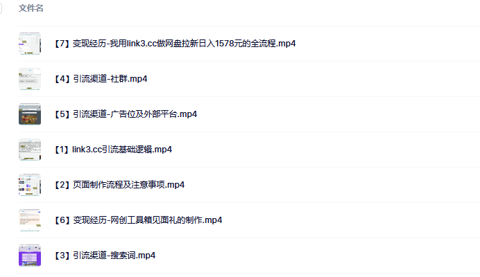 link3.cc聚合链接引流，日引流50＋精准粉-玖儿的学习笔记