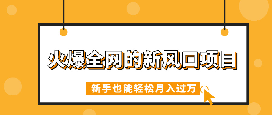 火爆全网的新风口项目，借助人工智能AI算命，精准预测命运，新手也能轻松月入过万-玖儿的学习笔记