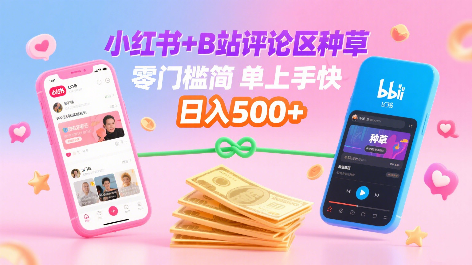 小红书+B站评论区种草，0门槛1分钟一单，只需复制粘贴，日入500+-玖儿的学习笔记