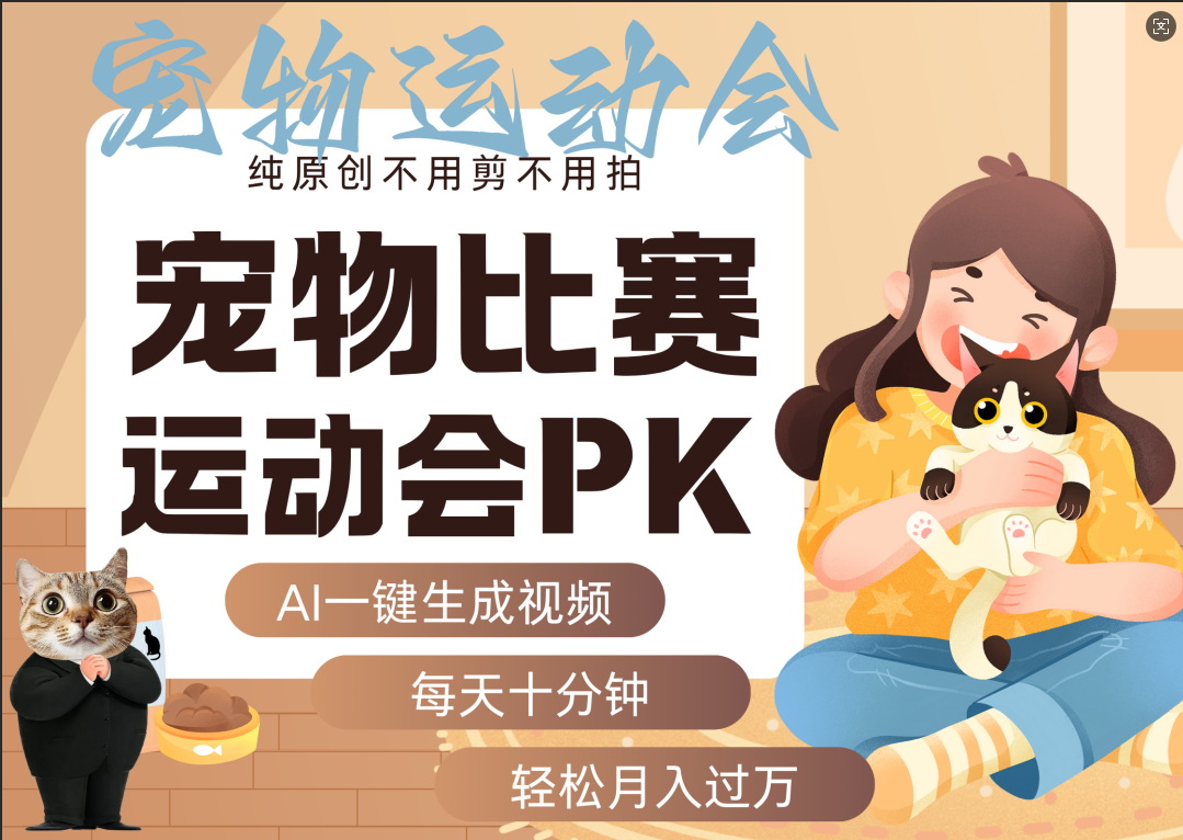 AI萌宠运动员跳水 射击  篮球  足球比赛   每天十分钟 附详细提示词文案库  代替做素材 卖提示词 卖虚拟资料  卖宠物产品 做宠物私人定制产品  带徒弟 带陪跑 卖课  创作者分成 月入5W+-玖儿的学习笔记