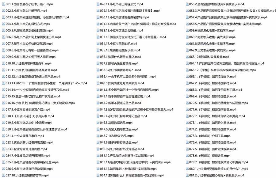 图片[4]-小红书训练营：实战落地运营，实现每月多赚2w，抓住赚钱方向！-玖儿的学习笔记