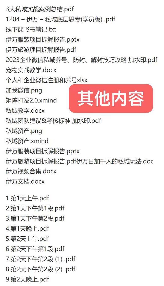 图片[2]-【限量名额】私域变现实战分享：线下课录音、飞书笔记、文档PPT，教你快速提高变现效率！-玖儿的学习笔记