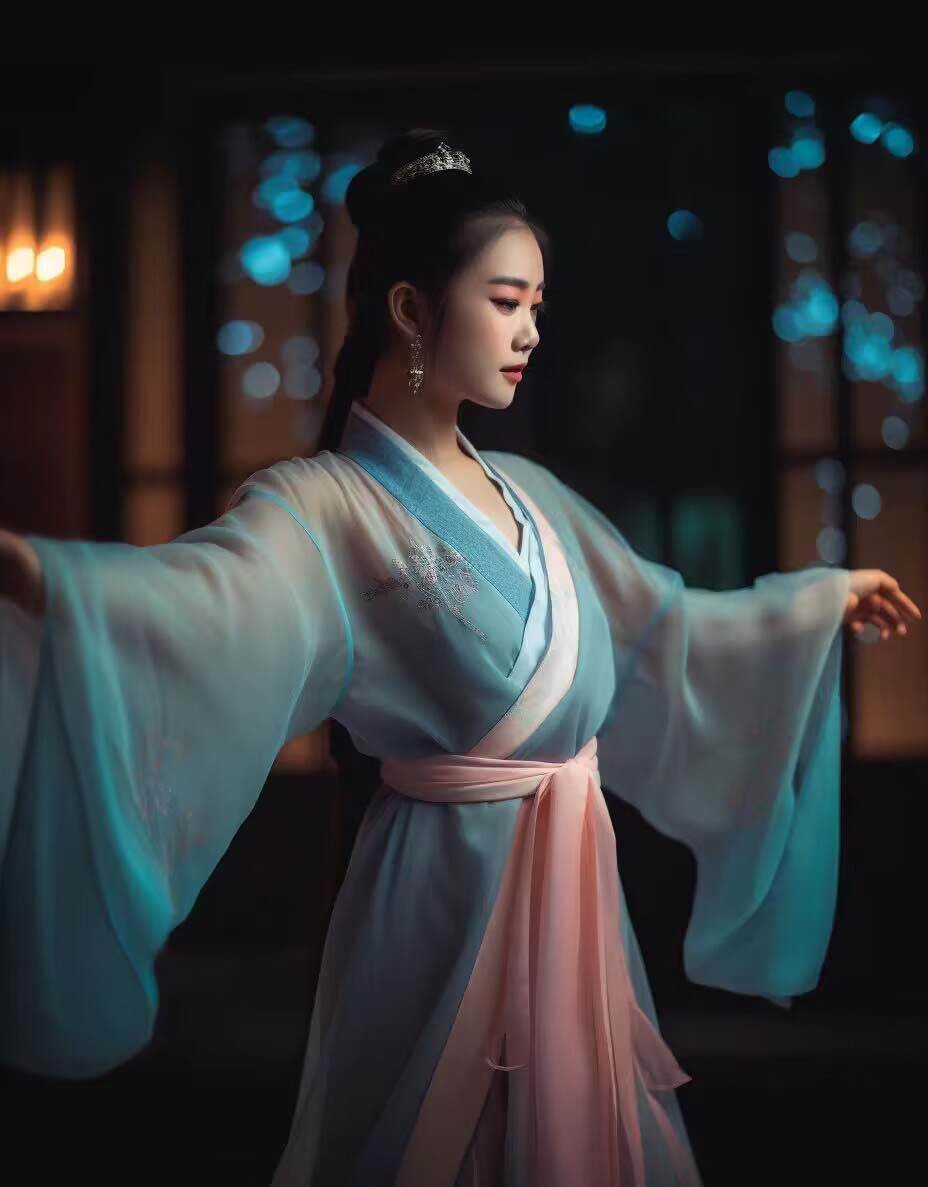 图片[10]-AI生成中国风古装汉服美女人像，Midjourney关键词提示你找到最适合的图片！-玖儿的学习笔记