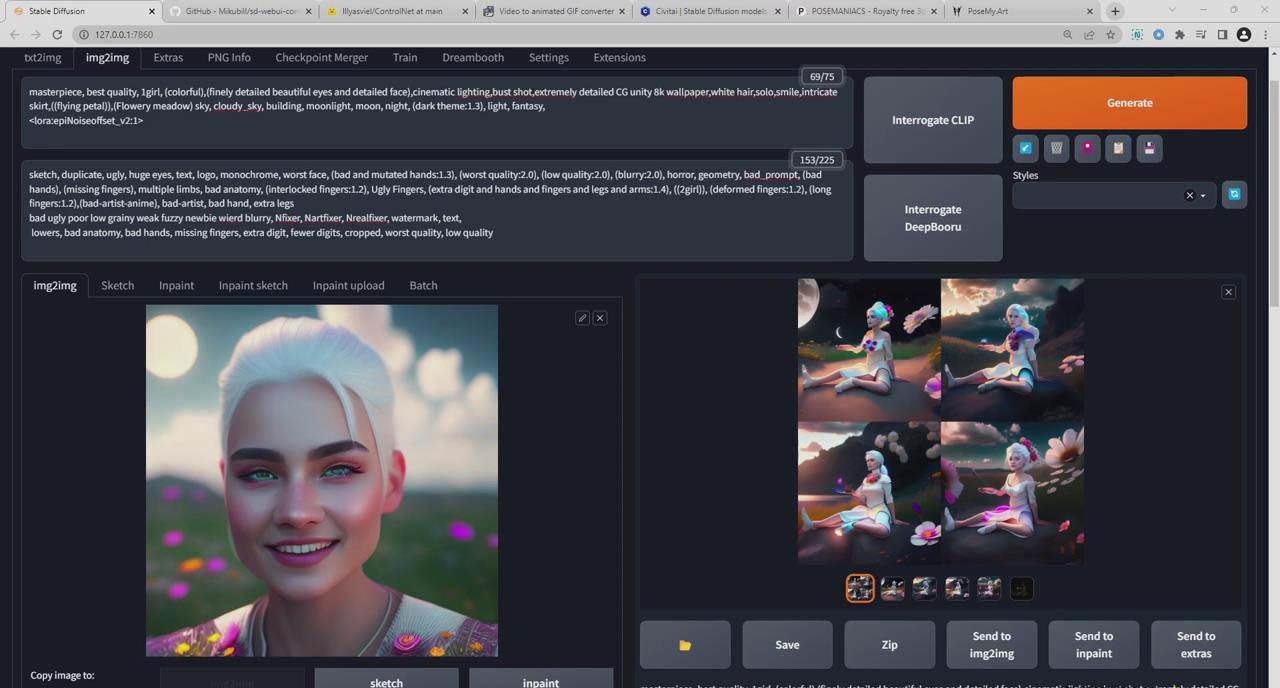 图片[9]-Stable Diffusion大师班：利用AI创建独一无二的艺术图像及视频！中英字幕，1080P高清！-玖儿的学习笔记