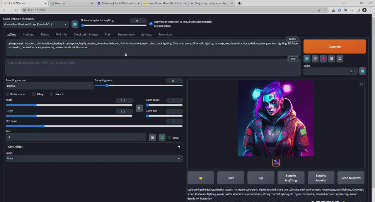 图片[6]-Stable Diffusion大师班：利用AI创建独一无二的艺术图像及视频！中英字幕，1080P高清！-玖儿的学习笔记