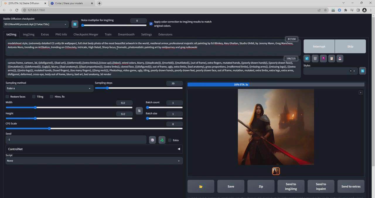 图片[3]-Stable Diffusion大师班：利用AI创建独一无二的艺术图像及视频！中英字幕，1080P高清！-玖儿的学习笔记