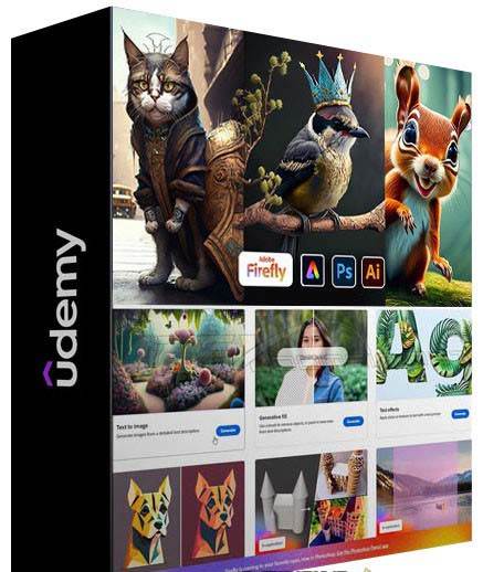 图片[2]-如何利用Adobe Firefly AI人工智能提升你的设计创造力与收入潜力，18节课（中英字幕）-玖儿的学习笔记