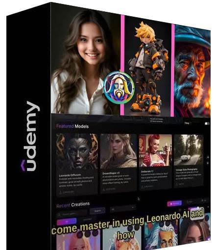 图片[2]-比 Midjourney 更好的Leonardo AI绘画图像大师班教程，中英字幕，让你成为AI艺术生成专家！-玖儿的学习笔记