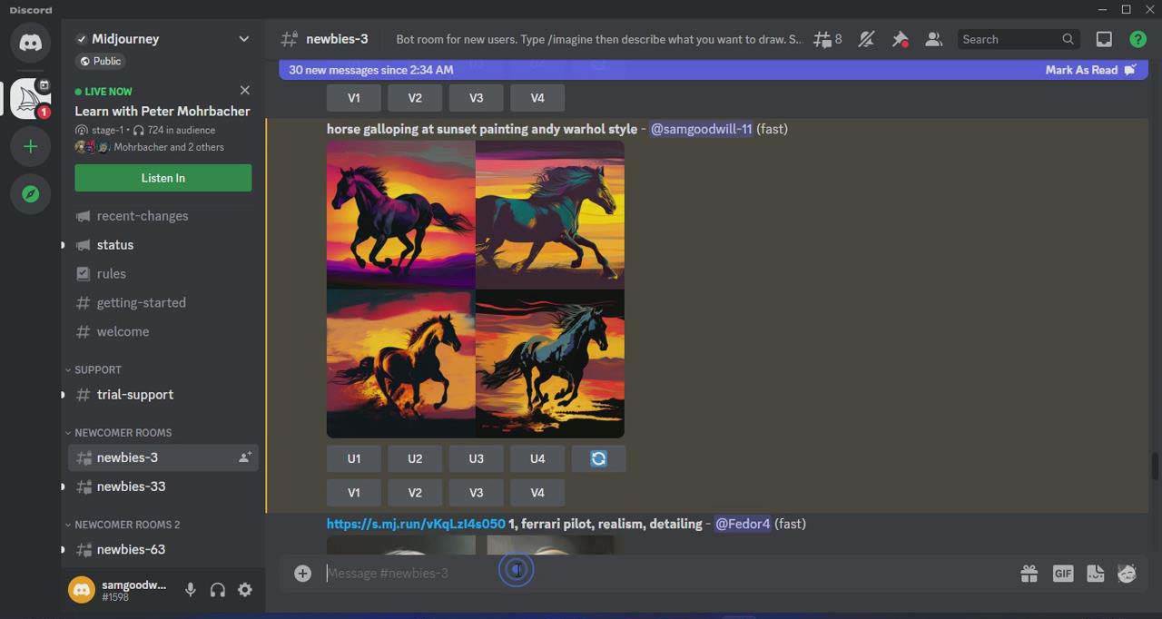 图片[6]-Midjourney AI人工智能艺术图片教程-从入门到高级，中英字幕，2.3GB视频文件！-玖儿的学习笔记