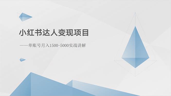 小红书达人变现秘籍：轻松月入过万，实战攻略大揭秘！-玖儿的学习笔记