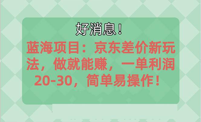 京东蓝海项目，一单利润 20-30，操作简单，早知道早赚钱！-玖儿的学习笔记